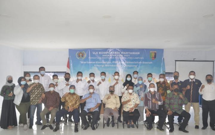 36 Peserta UKW PWI Lampung, 3 Diantaranya Belum Kompeten